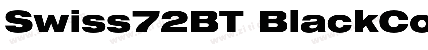 Swiss72BT BlackConde字体转换